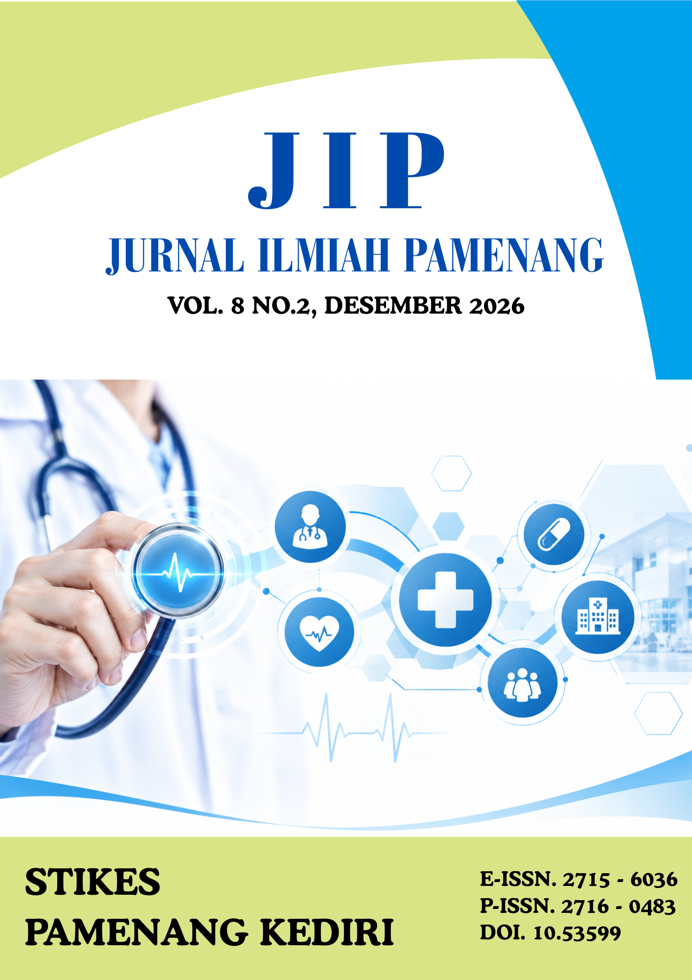 					View Vol. 8 No. 2 (2026): Jurnal Imiah Pamenang (JIP)
				